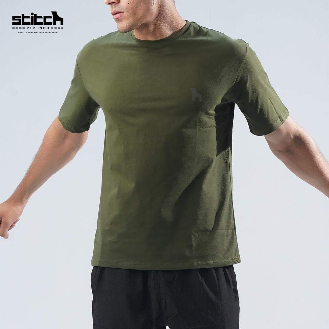 Army Green Dry-Fit T-Shirt