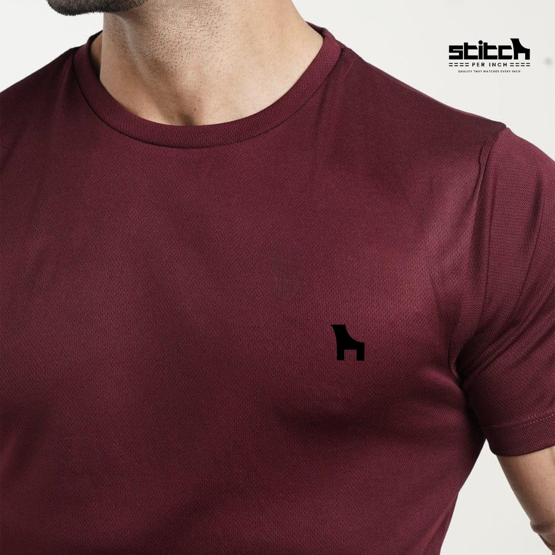 Maroon Dry-Fit T-Shirt